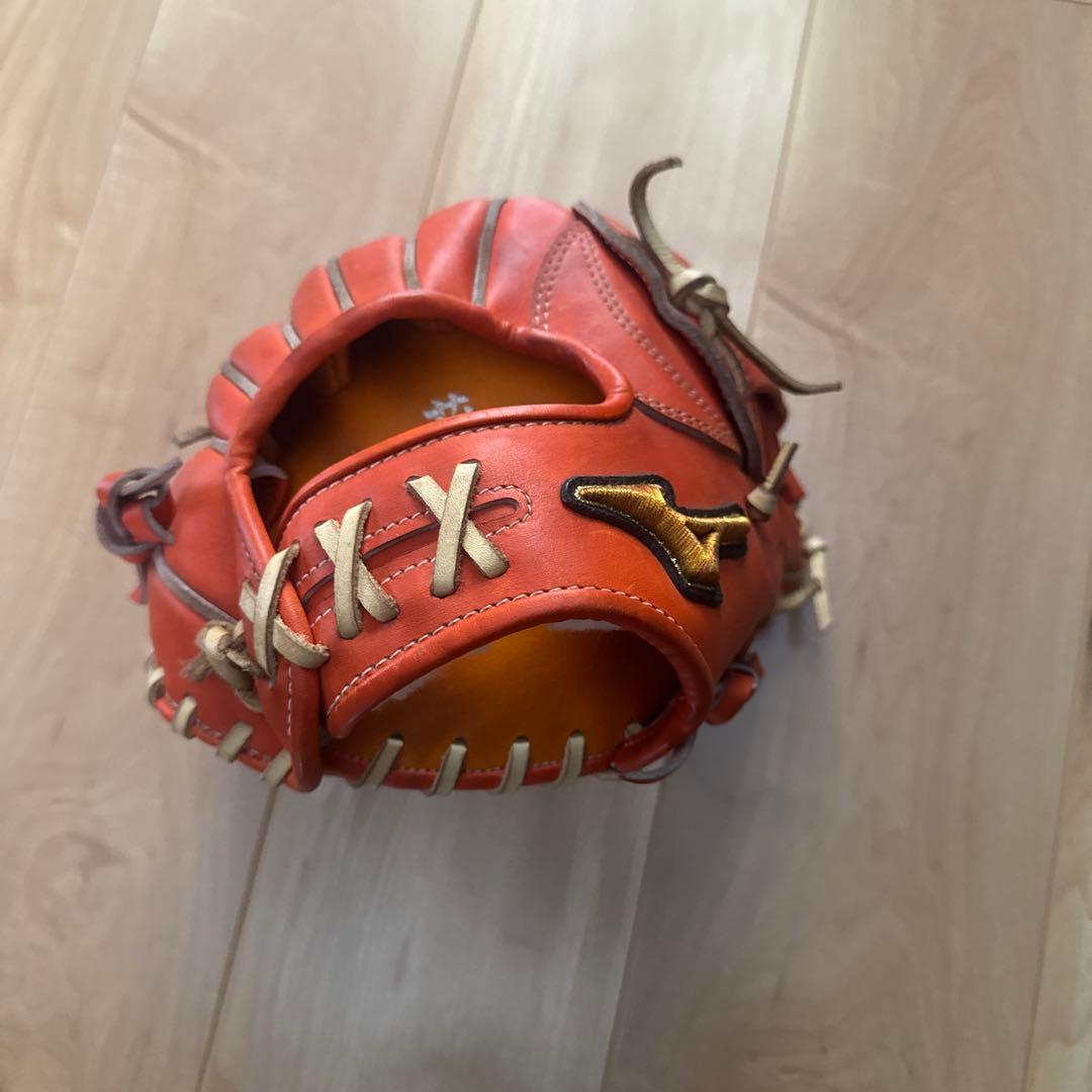 T*P様 オレンジレザー硬式野球グローブ