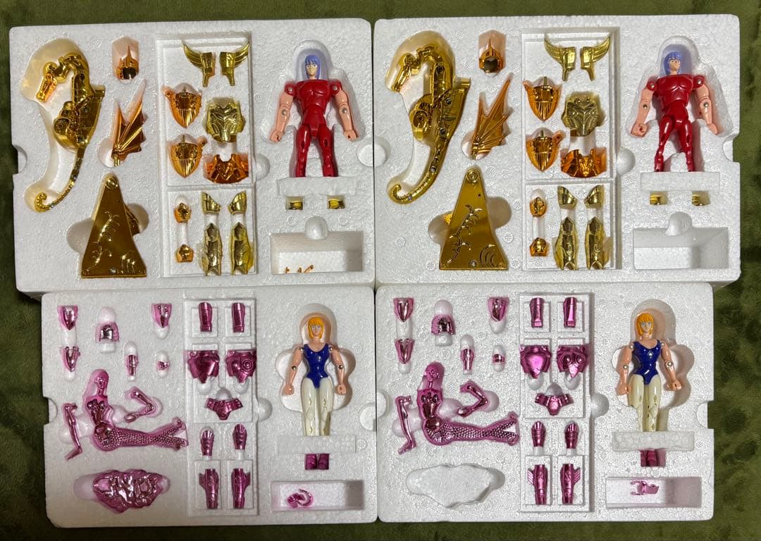 聖闘士聖衣大系　当時物　海闘士9種16個セット【開封使用品欠品有り】　おまけ付き
