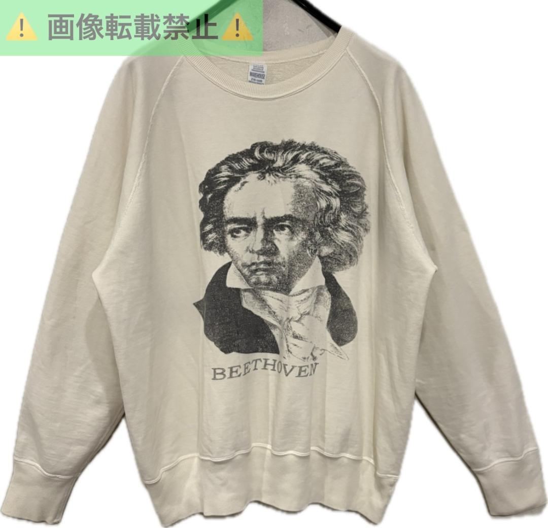 ＊WAREHOUSE ベートーヴェン 2ND-HAND セコハン トレーナー L