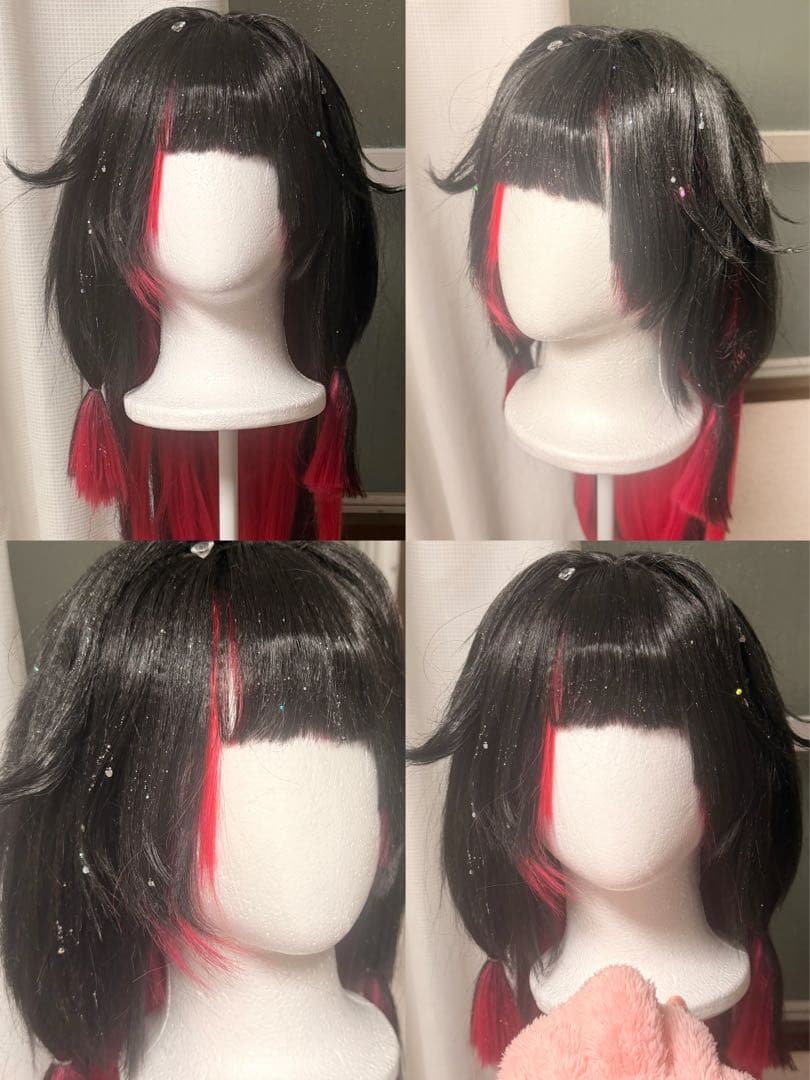 即発送 原神少女　コロンビーナコスプレ ウィッグ 靴付き フルセット