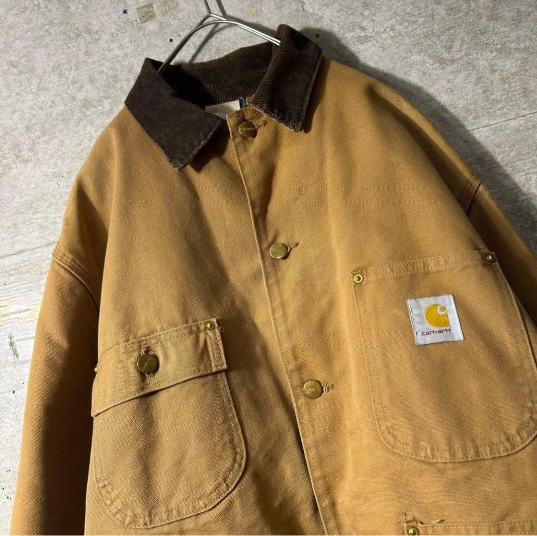 Y*6様 希少星タグUSA製Carhartt カーハート ミシガンチョアコート