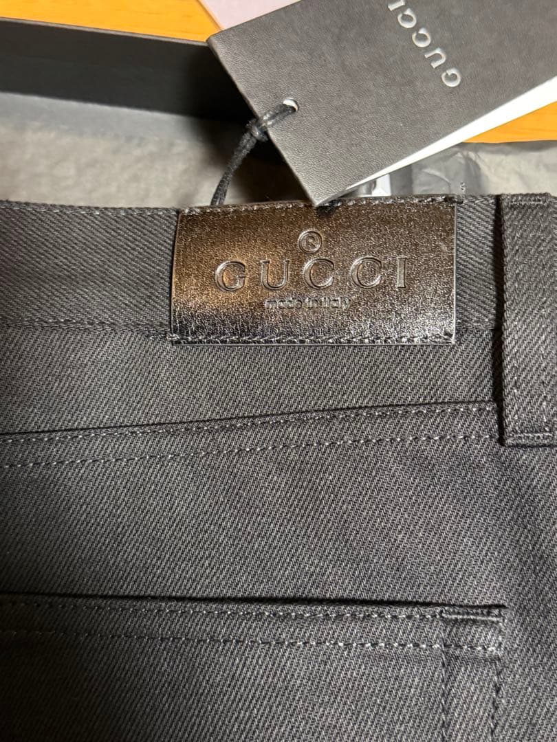 【新品未使用】デムナグッチ ホースビット ディテール コットンデニム パンツ36