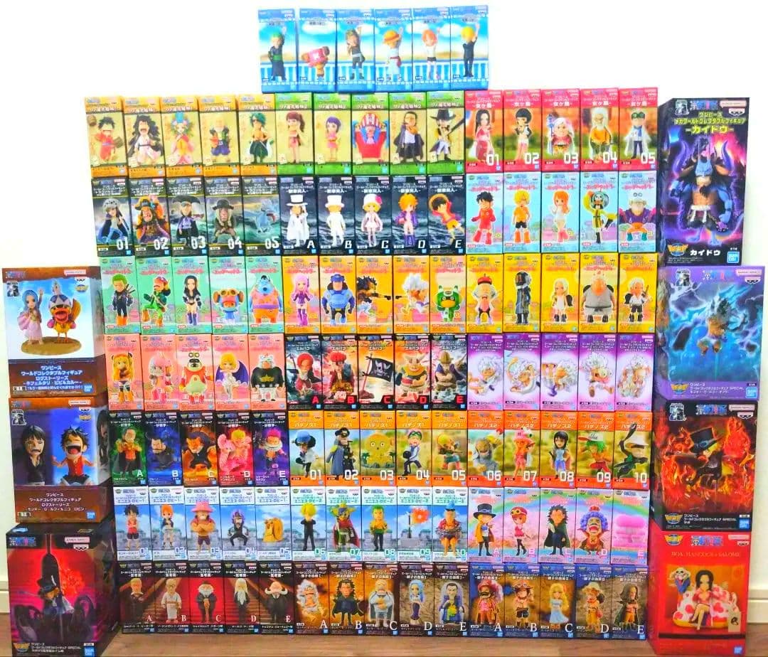 ワンピース ワールドコレクタブルフィギュア 計 118点 まとめ売り