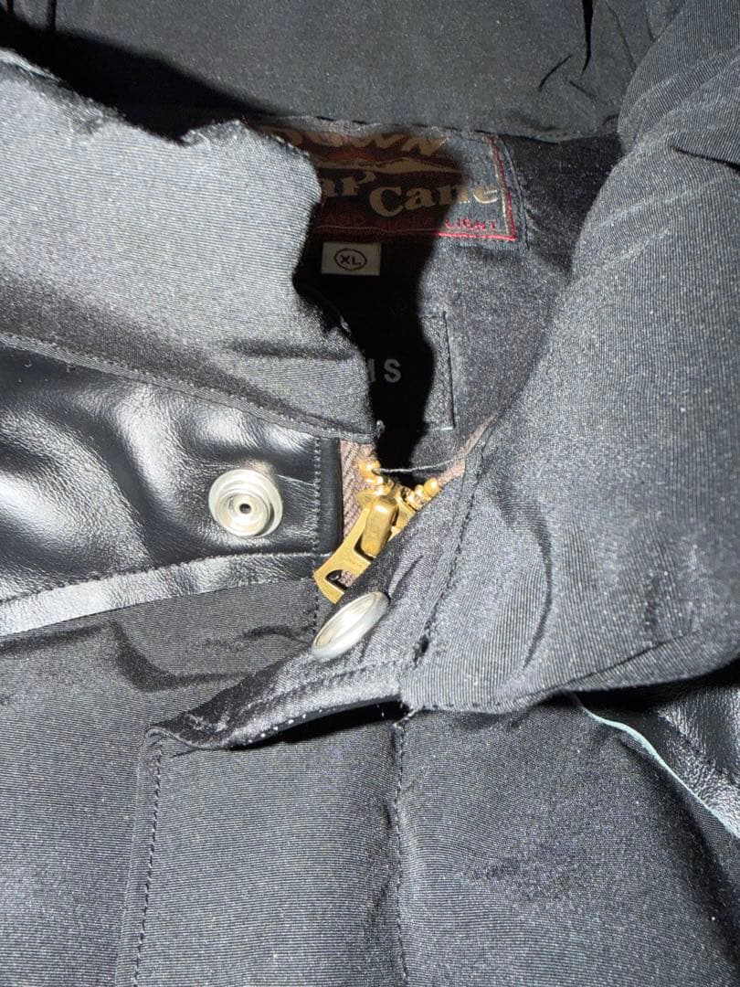 Sugar Cane ×BEAMSコラボ　ブラックダウンベストXL