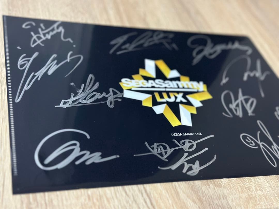 SEGASAMMY LUX 直筆サイン
