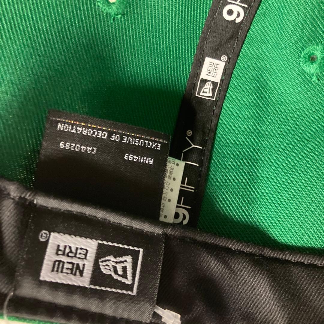 希少9FIFTY スナップバックキャップ グリーン/オレンジ