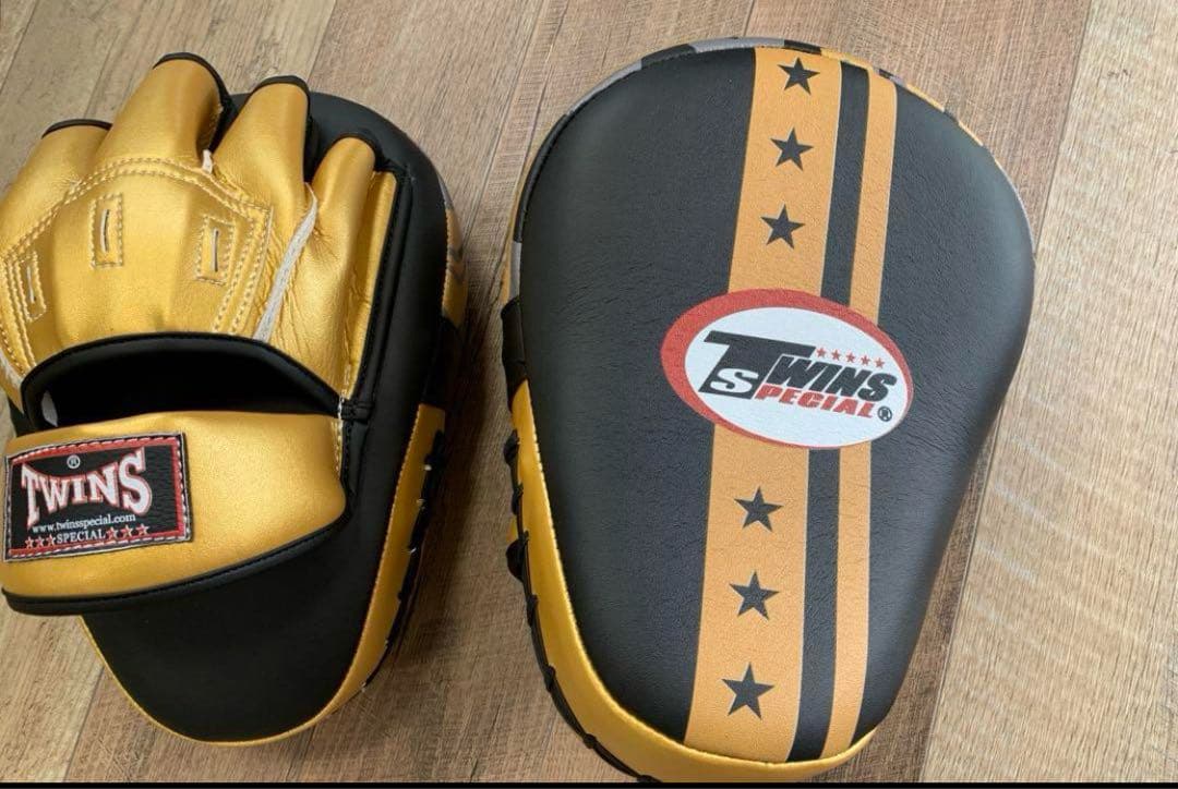 パンチミットペア　 金　ゴールド 　黒