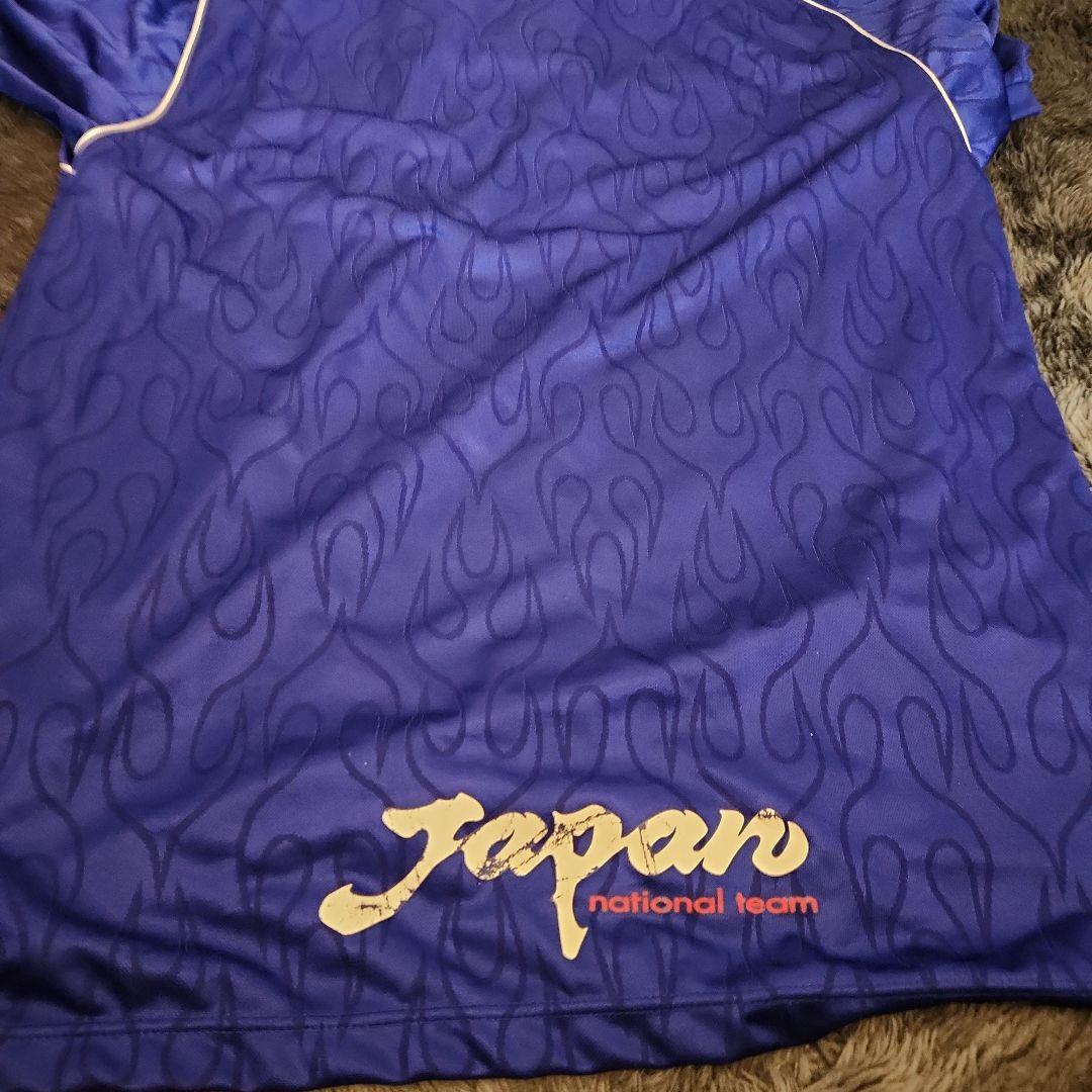 asics 日本代表 サッカーシャツ　フランスW杯　日本代表初出場時ユニフォーム