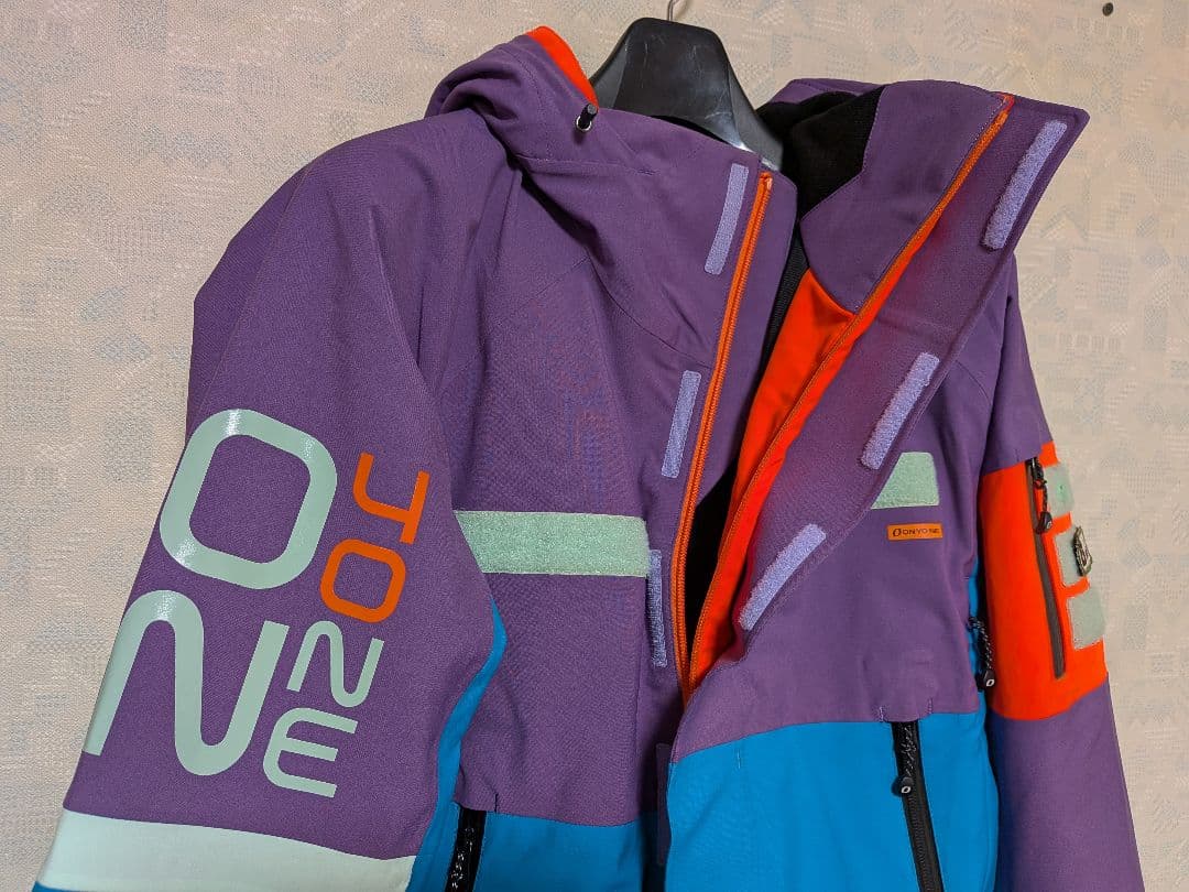 スキーウェア 男性用 紫青