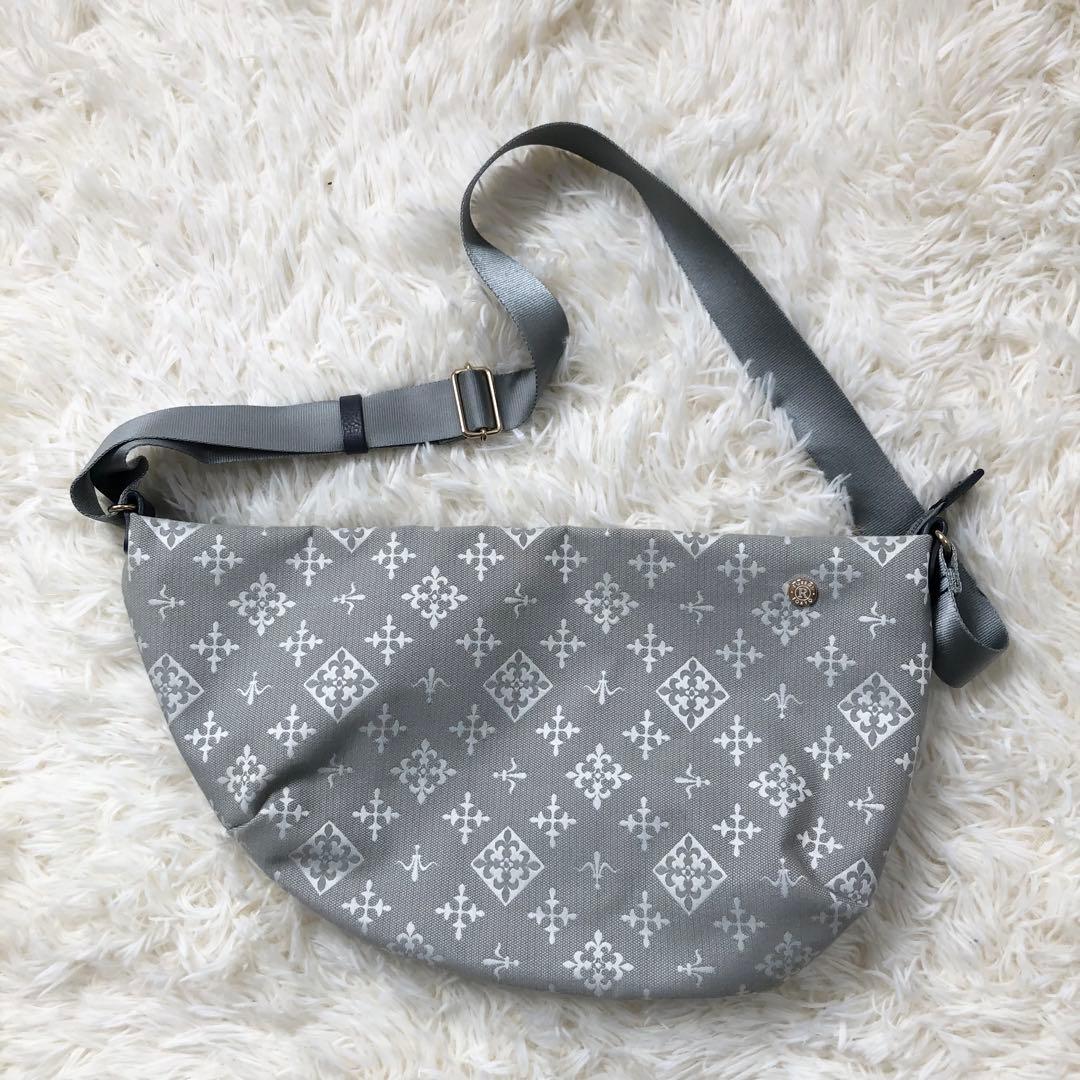 極美品⭐️ ラシット　コットンジャガード　アシンメトリー　ボディーバッグ