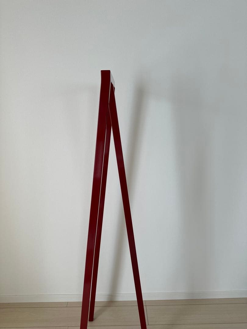 【土日割引中！】HAYのハンガーラック★赤い金属製ハンガーラックフレーム