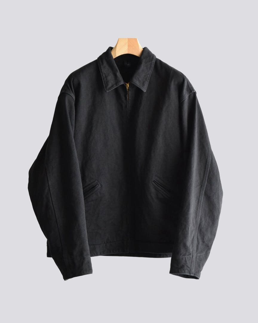 COMOLI ブラックデニムジップショートジャケット 26SS サイズ3