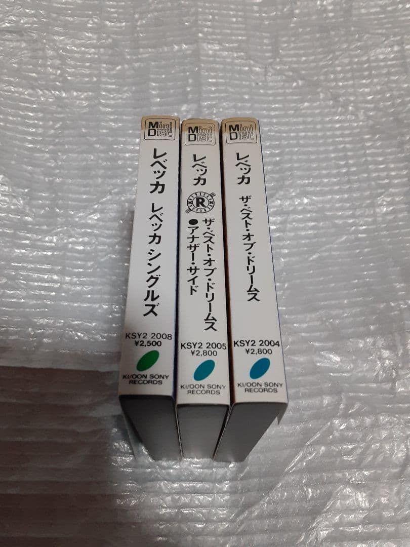 帯付き MD REBECCA SINGLES The Best 他 レベッカ