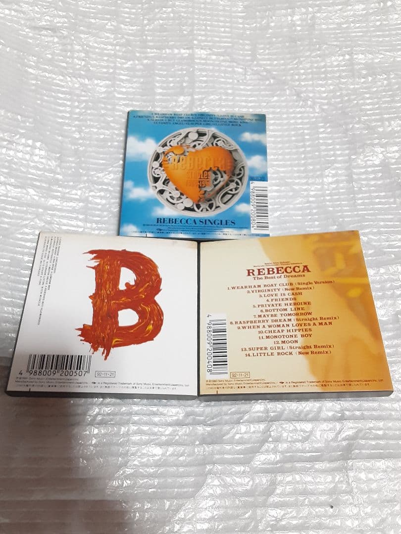 帯付き MD REBECCA SINGLES The Best 他 レベッカ
