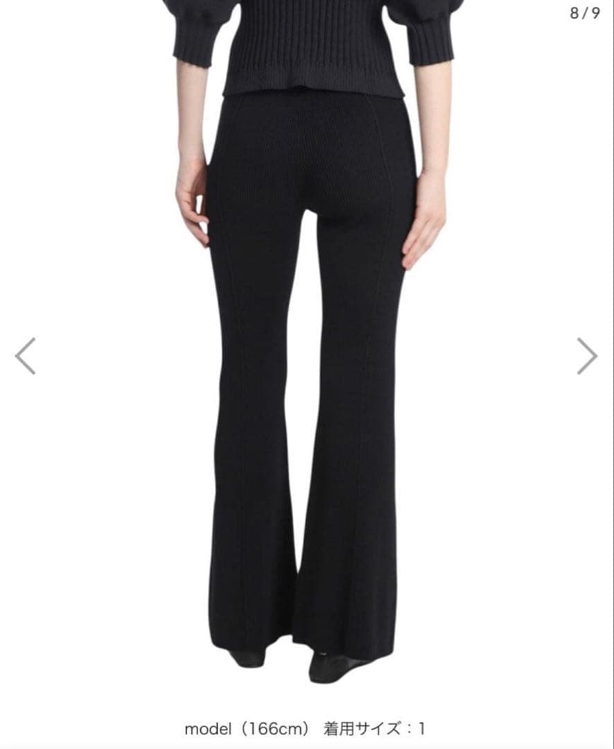 パンツ CFCL SOFT PORTRAIT TIGHT FLARE PANTS 1