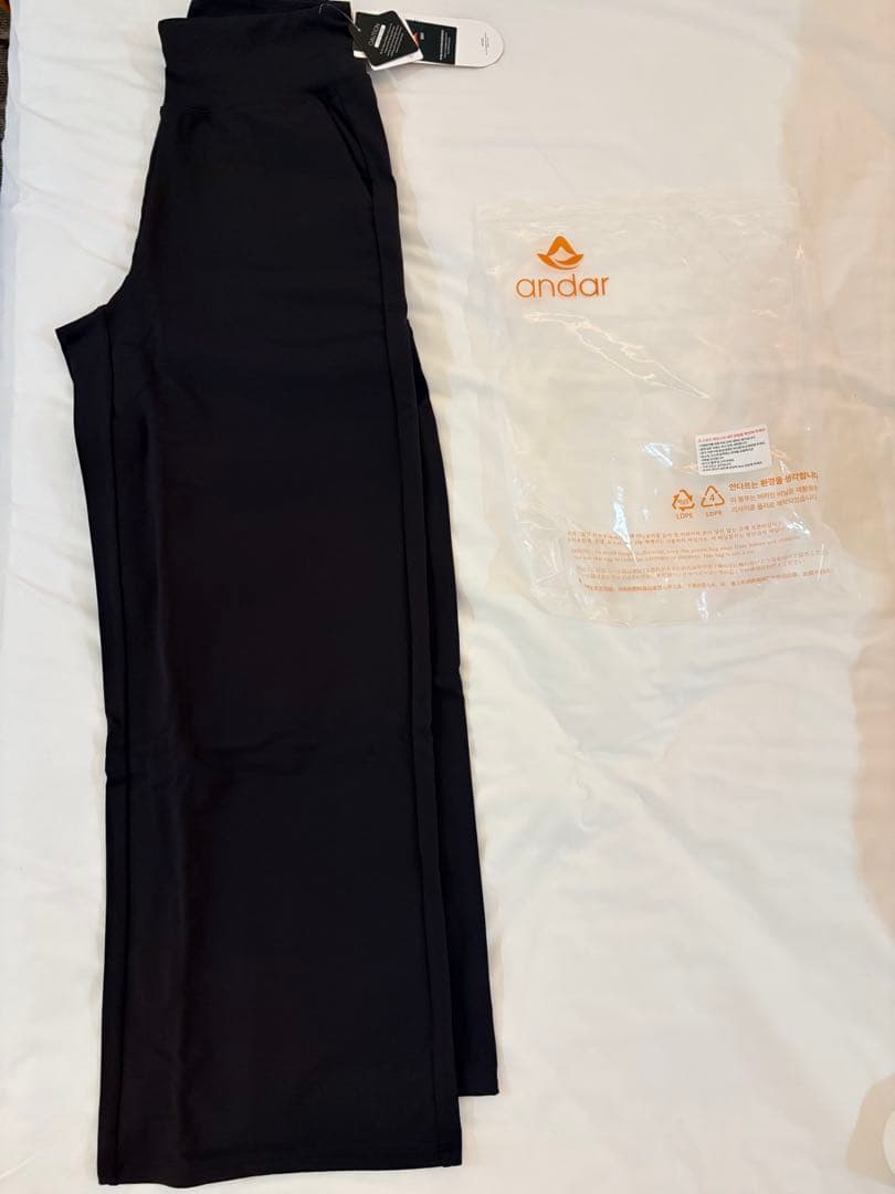 andar 裏起毛　マキシワイドレギンス