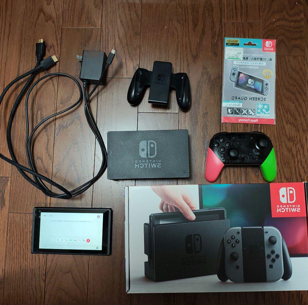 ニンテンドー スイッチ本体(グレー)　未対策機