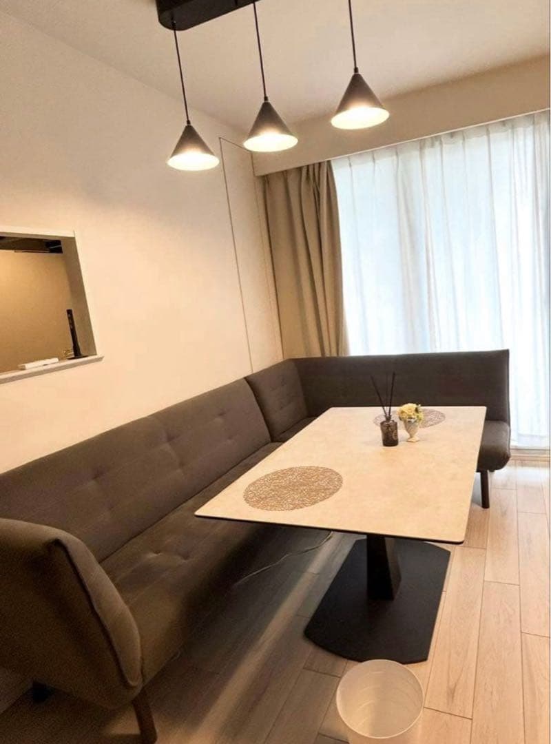 浜本工芸 ソファ向かって左肘「WL-3008」オーク材カフェ色ディナミカ 185