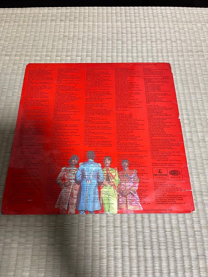 Beatles Sgt. Pepper's Mono UK サージェントペパーズ