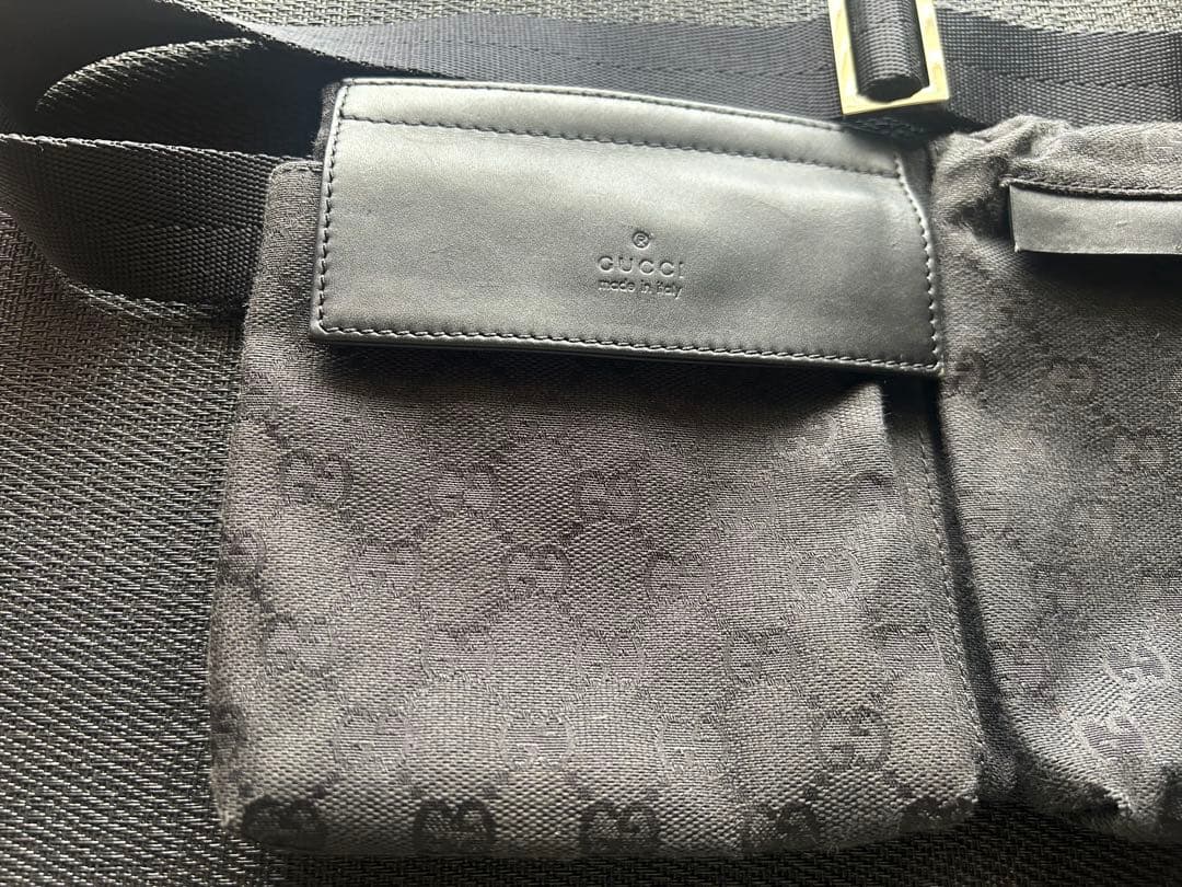 KT　GUCCI ボディバッグ・ウエストポーチ ブラック