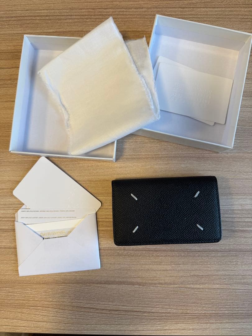 Maison Margiela 名刺入れ 黒 レザー