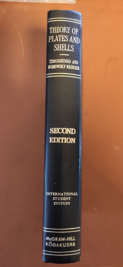 洋書 Theory of plates plates and shells