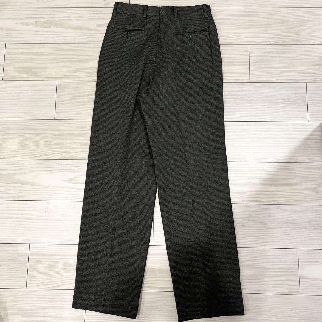 パンツ GIORGIO ARMANI / Gray Wool Wide Slacks