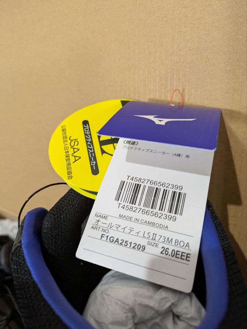 Mizuno　BOA安全靴 26.0★ 限定カラー★