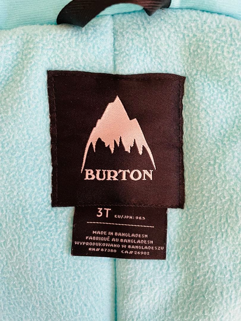 BURTON バートン スノーボード ウェア 上下セット 3T キッズ 子供用