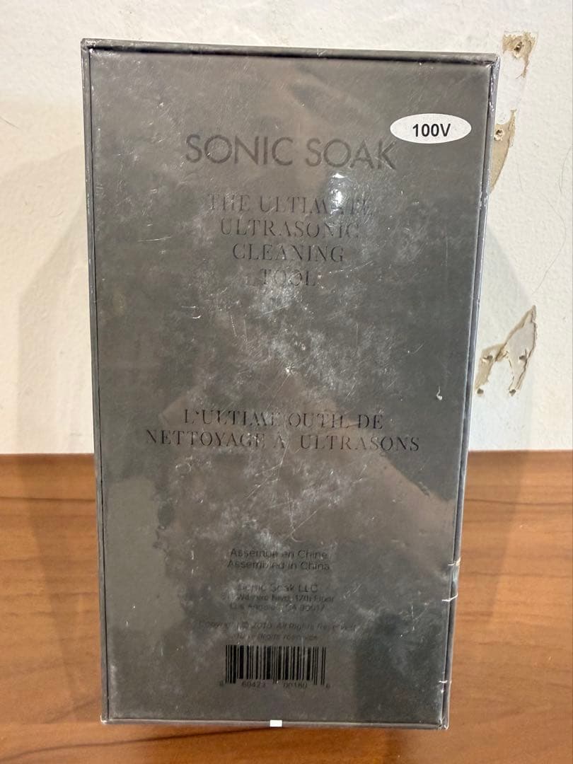 SONIC SOAK 超音波洗浄機 100V 未開封