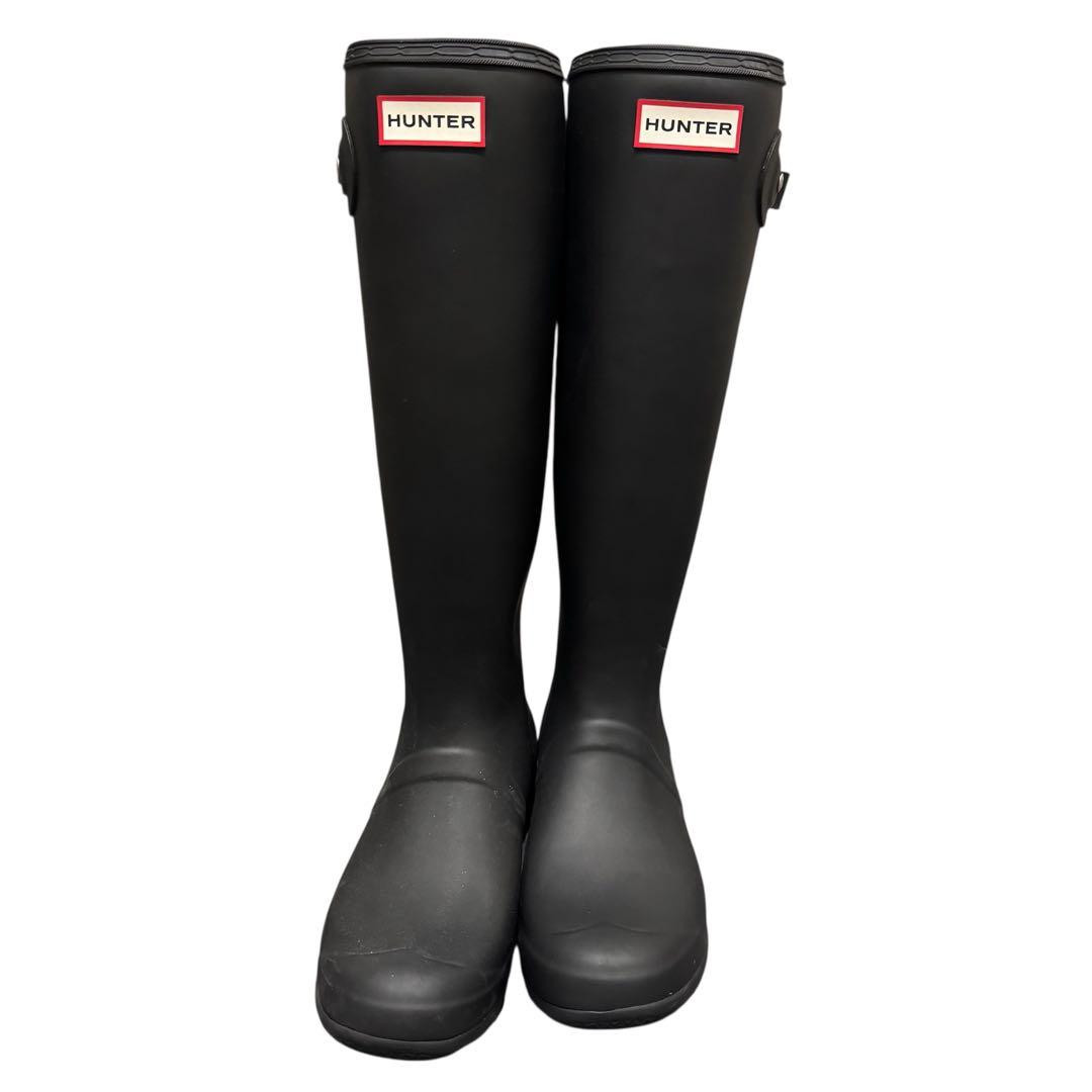 【極美品】　HUNTER ハンター　レインブーツ　WFT2210RMA ネイビー