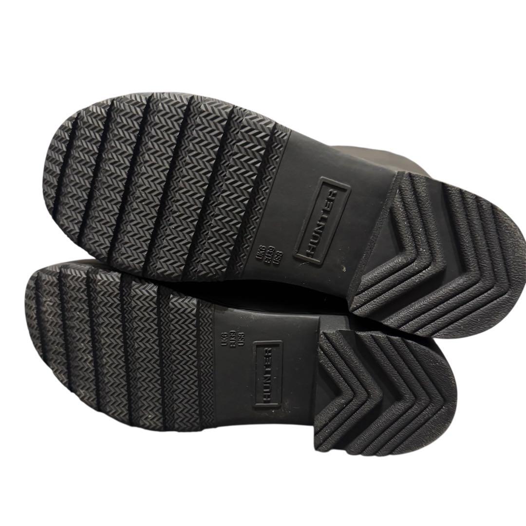 【極美品】　HUNTER ハンター　レインブーツ　WFT2210RMA ネイビー