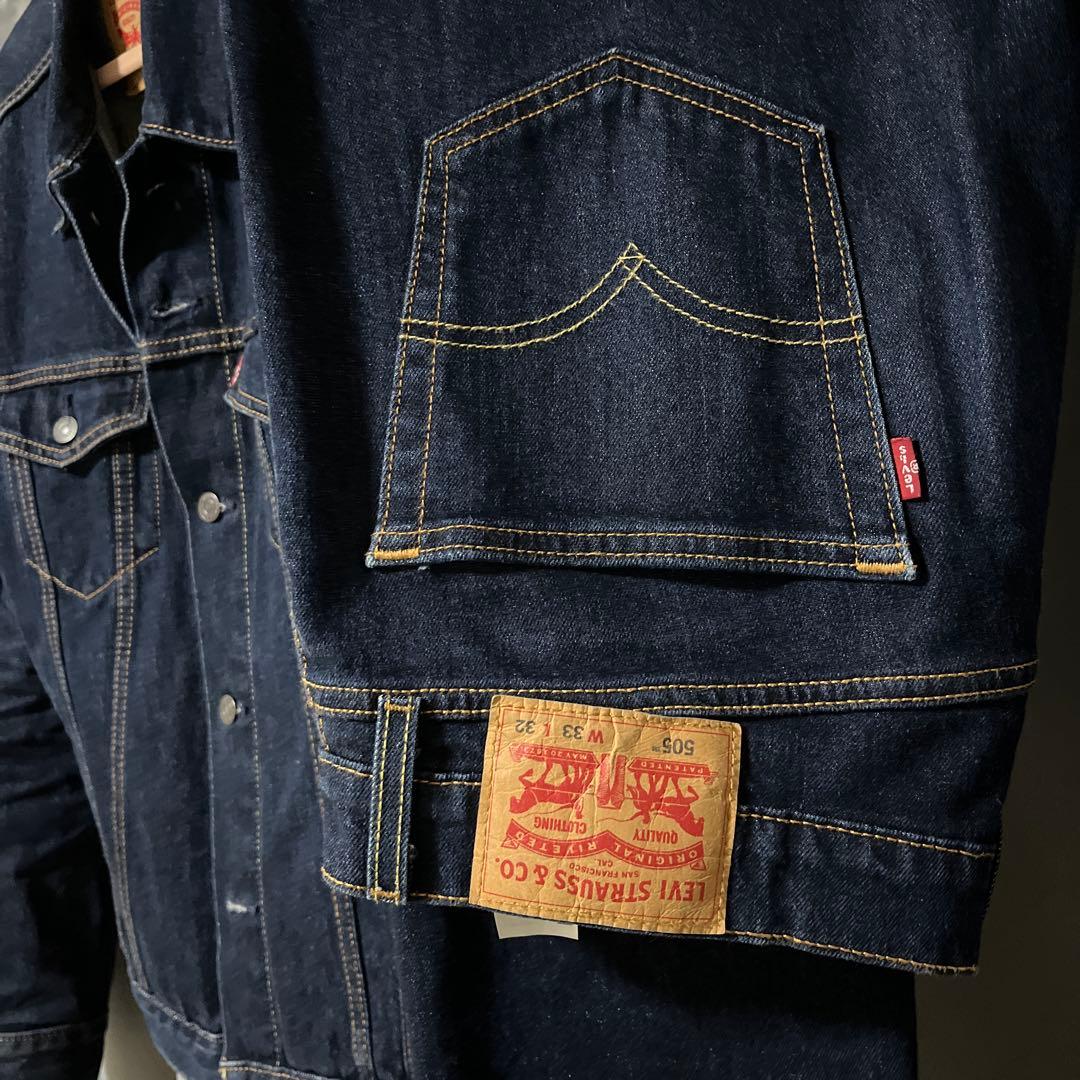 濃紺　リーバイス　セットアップ
