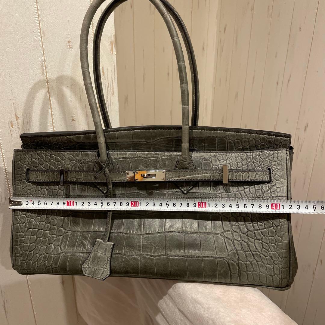 【超美品】銀座オーソドキシー　クロコ革　ショルダーバッグ