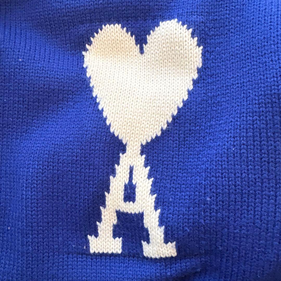 【最安値！】Ami Paris アミパリス　ブルー　M　ニット　セーター