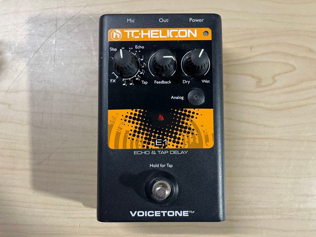 ■TC HELICON VoiceTone E1 Echo&Tap Delay