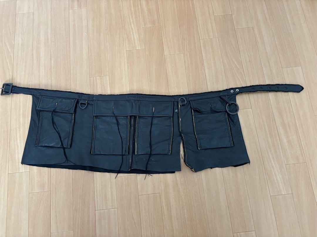 あおばくん着用 minus(-) レザー巻きスカート