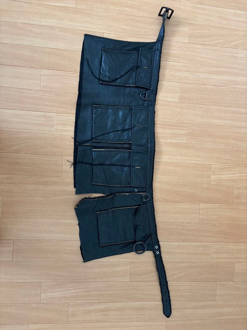 あおばくん着用 minus(-) レザー巻きスカート