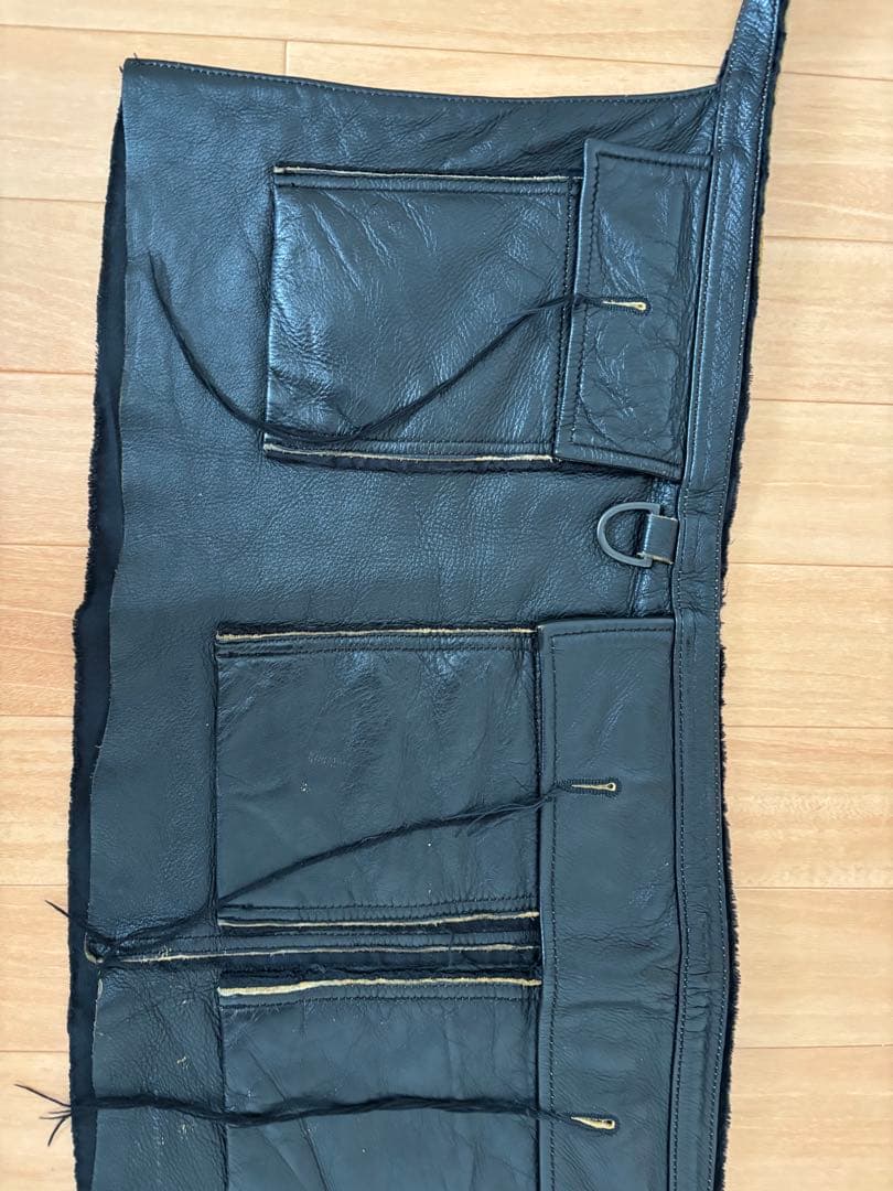 あおばくん着用 minus(-) レザー巻きスカート