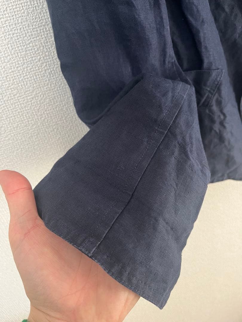 ANATOMICA DOLMAN リネン ジャケット M アナトミカ メンズ 紺