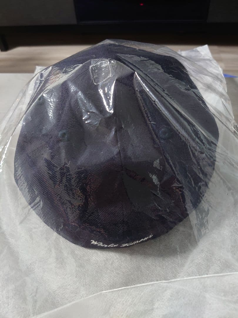 か*み様 Supreme 7-3/8 ネイビー メタリックボックスロゴキャップN