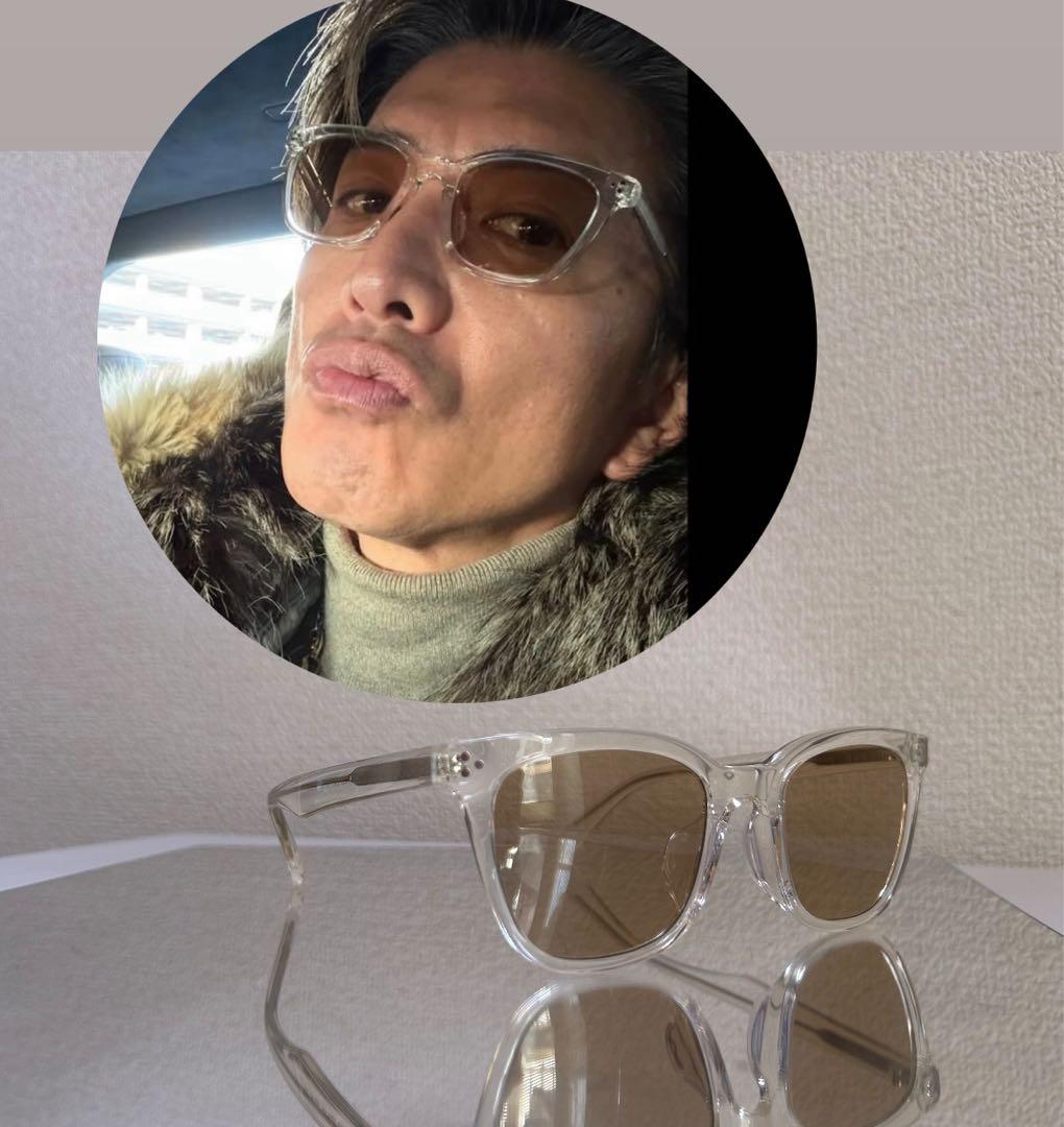 話題のowndays！木村拓哉　サングラス　クリアグレーフレーム