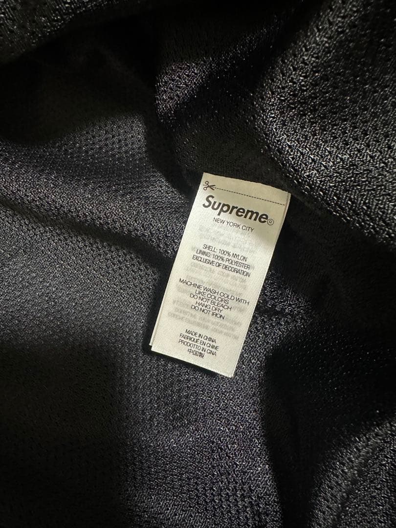 ジャケット・アウター SUPREME Spellout Embroidered TrackJacket