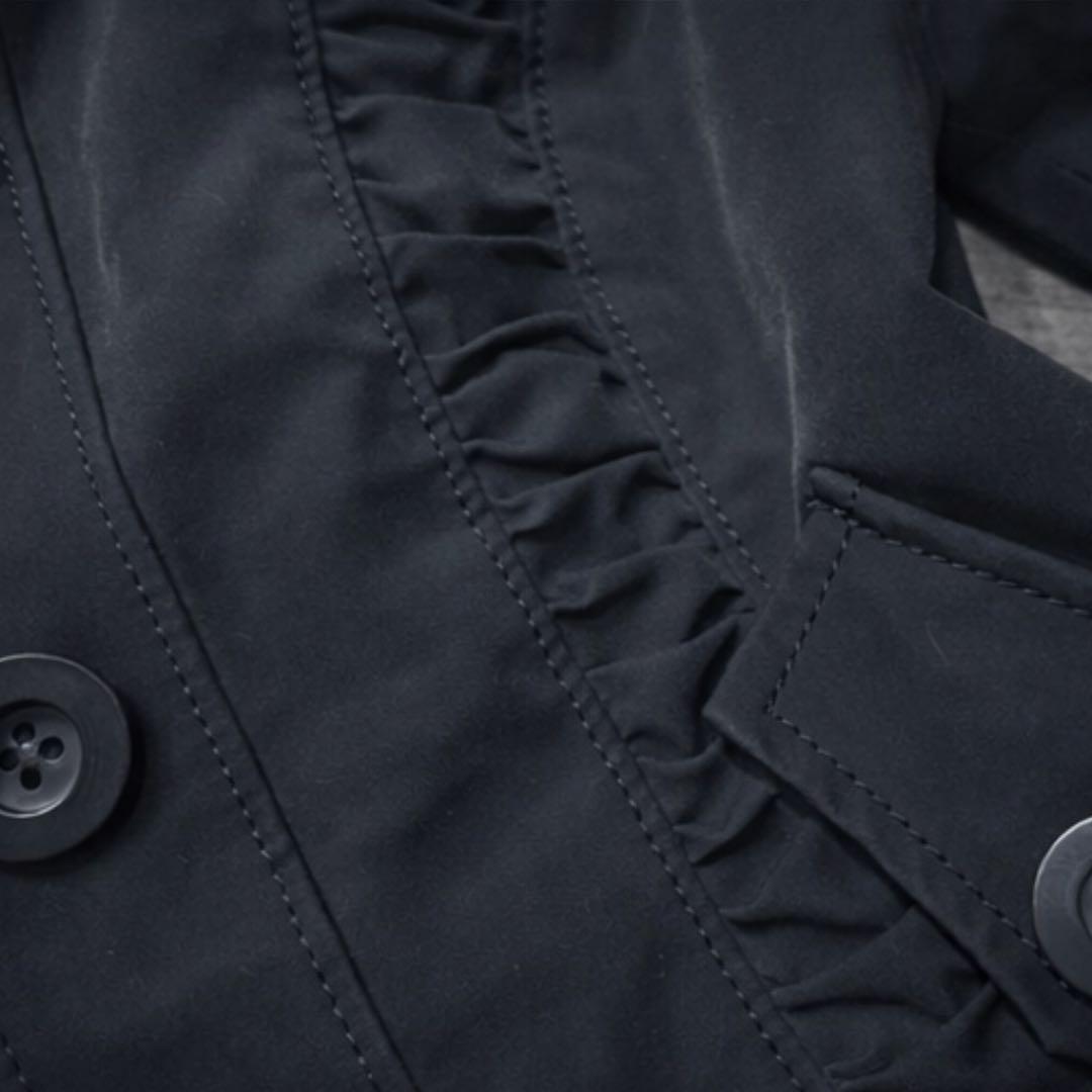 y2k ラビットファー ベルトジャケット opium系 ダークコア NANA