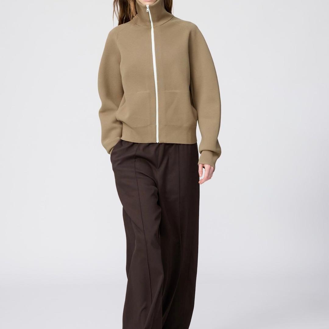 UNIQLO:Ｃ　ミラノリブフルジップカーディガン