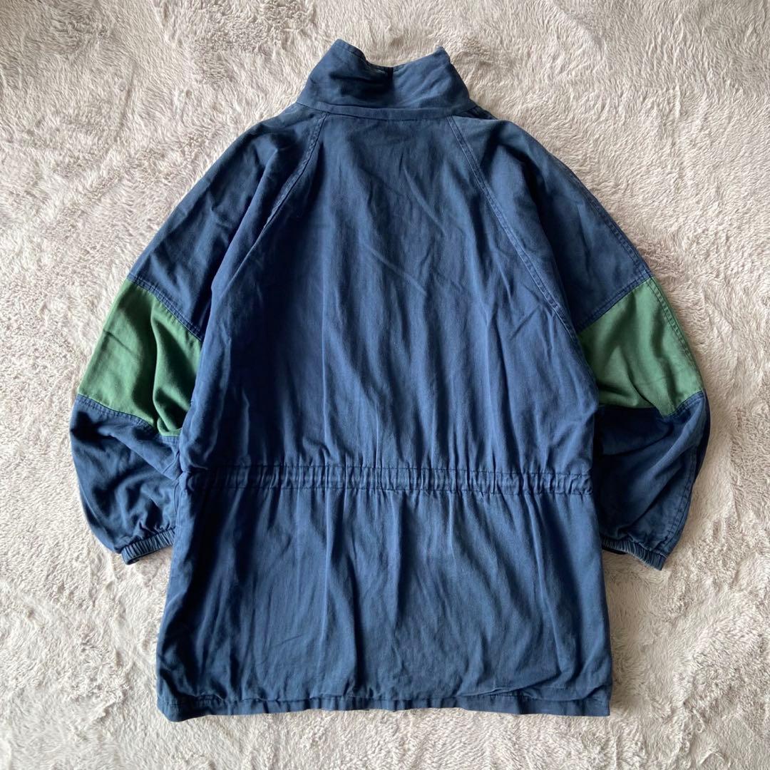 レア90s★カンタベリーオブニュージーランド ラグビー 刺繍 ジャンパー 紺緑M