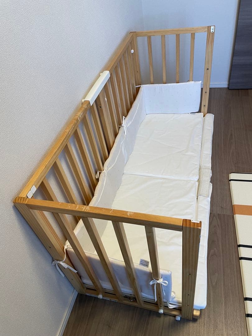 【ちゃん】そいねーる3（マットレス＋ベッドカバー+防水シーツ付）ナチュラル