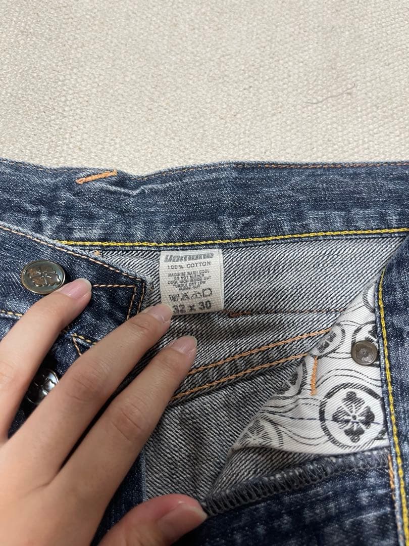 YAMANE EVISU ハーフパンツ ビックカモメ