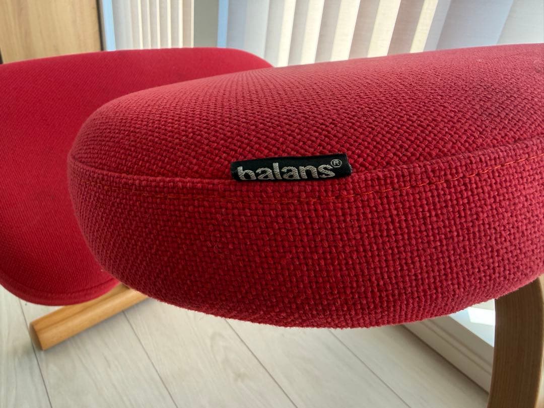 バランスイージー バランスチェア 姿勢矯正チェア サカモト レッド