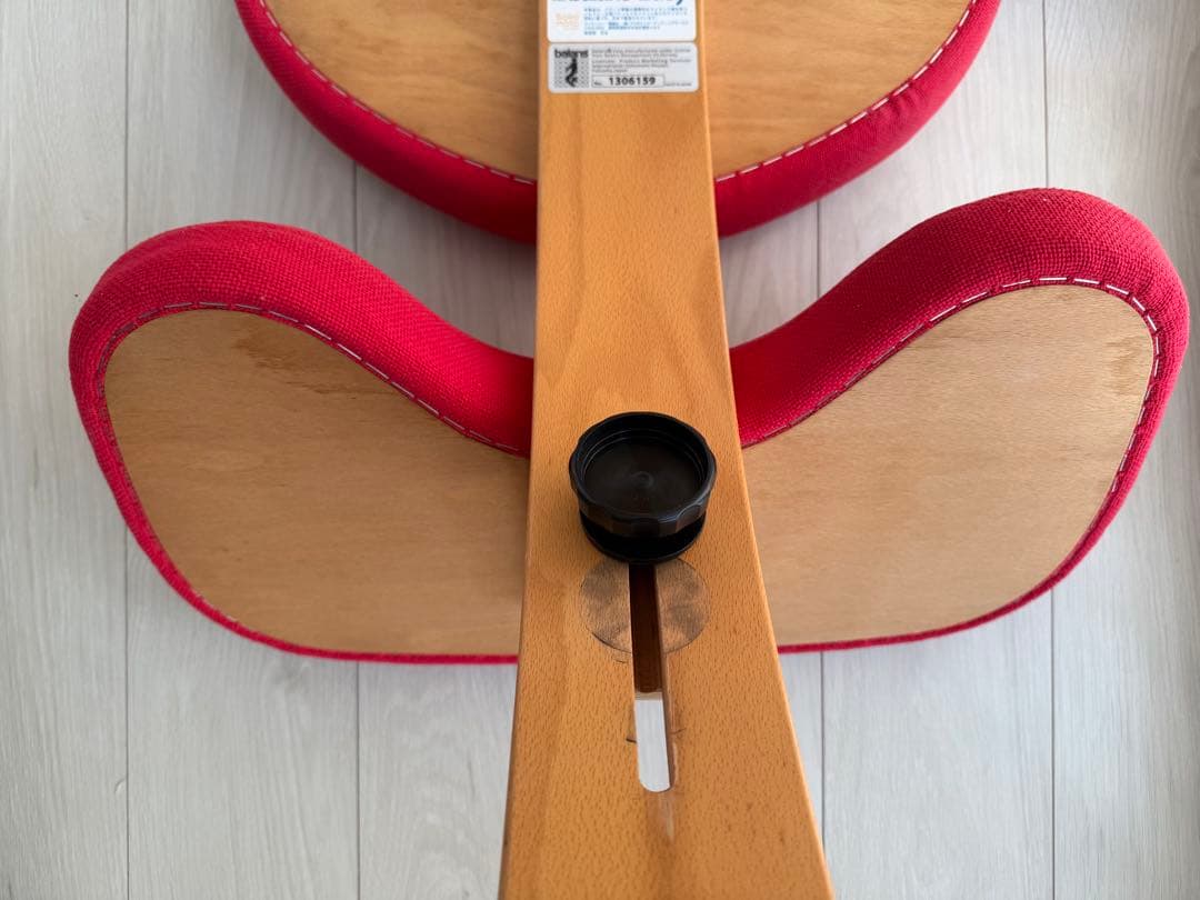 バランスイージー バランスチェア 姿勢矯正チェア サカモト レッド